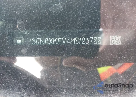 2021 Chevrolet Equinox Fwd Lt z USA, uszkodzony, nr VIN 3GNAXKEV4MS123788